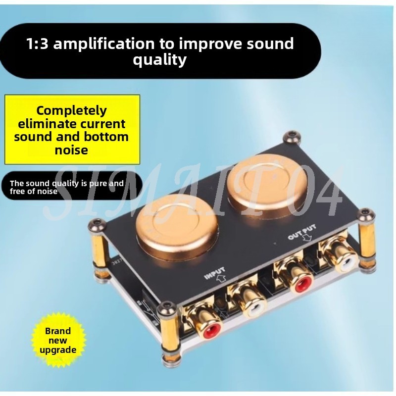 Passive Preamp - Izolator audio, poprawa dźwięku, poprawa barwy