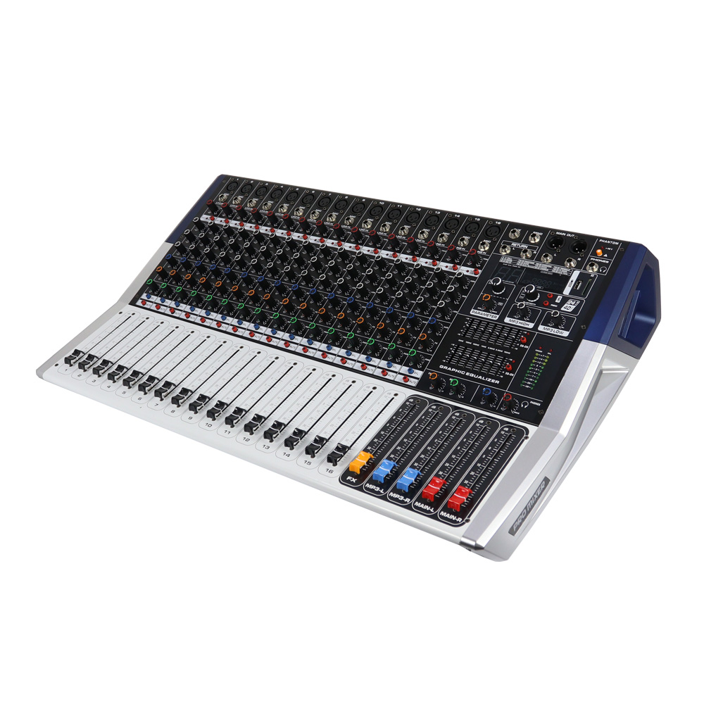 Audio Interface - Profesjonalny metalowy mikser audio o mocy