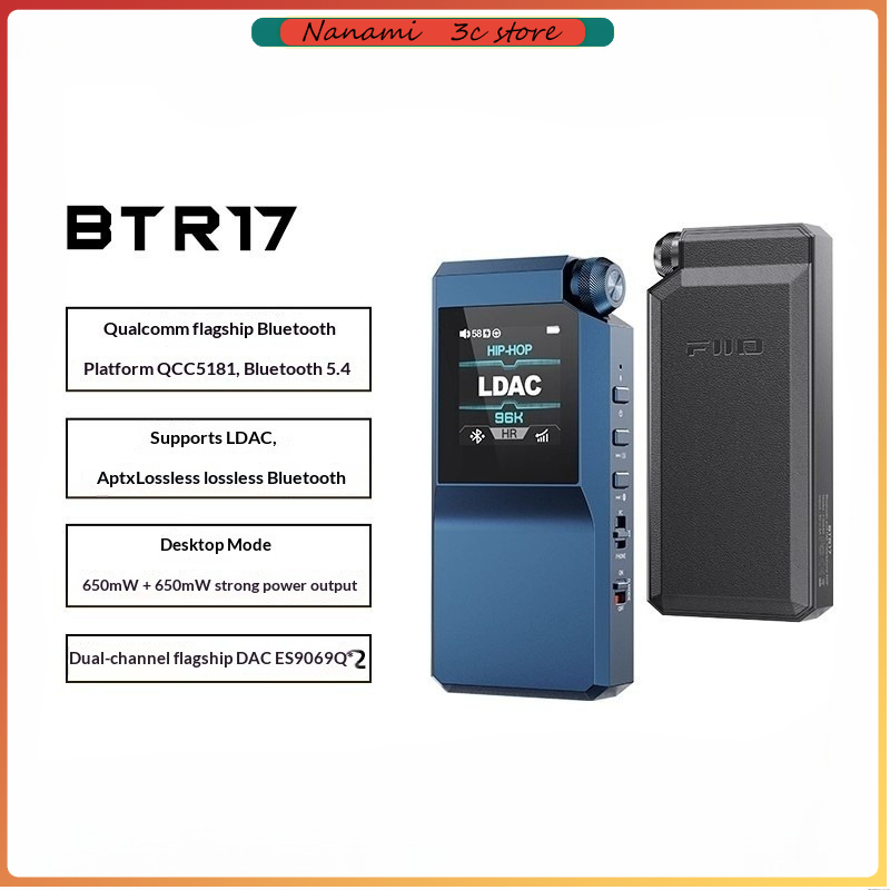 Sbc Audio Amplifier - FiiO BTR17 Przenośny Dekoder Bluetooth Słuchawki