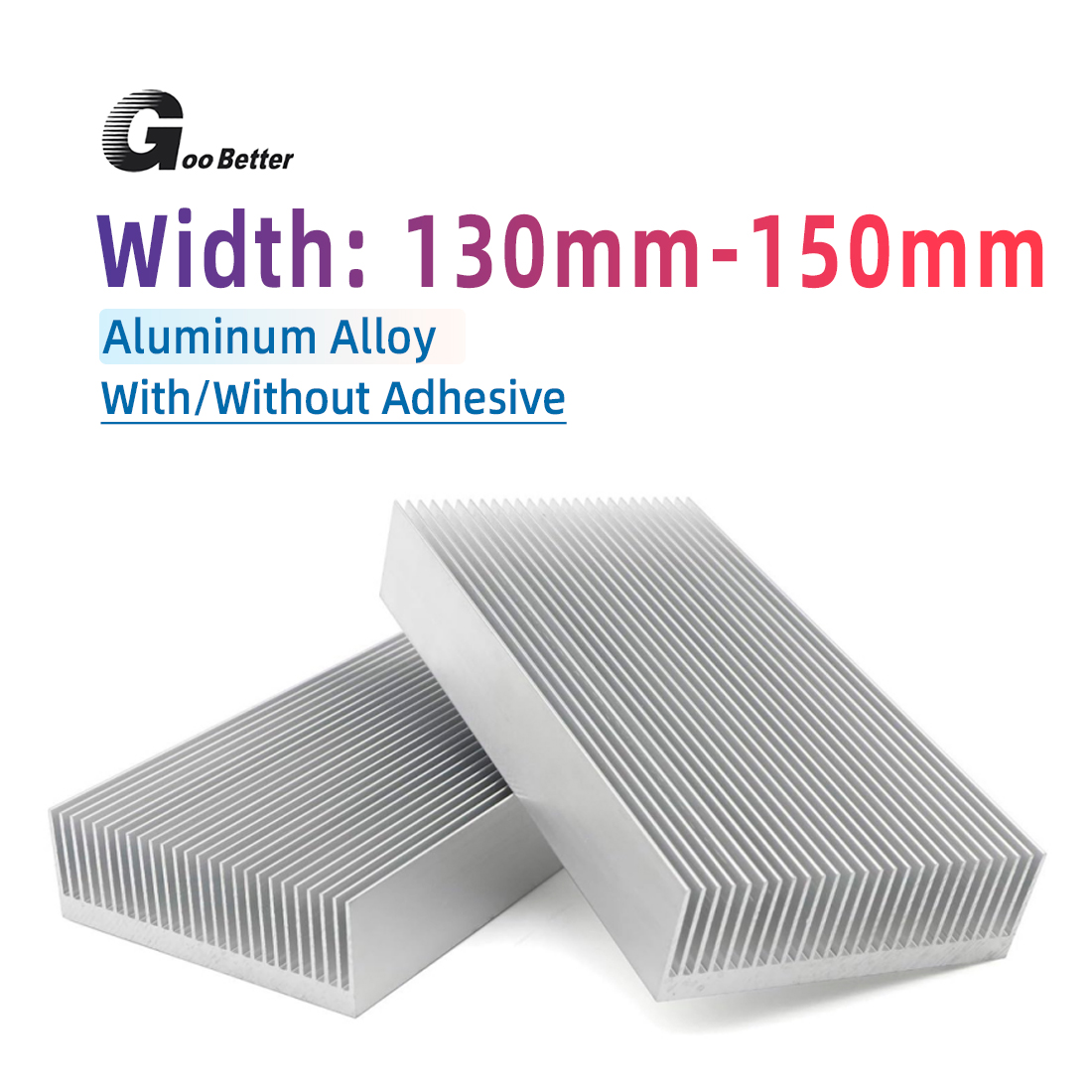 Heatsink Aluminum - Aluminiowy radiator DIY, chłodnica z kratką,