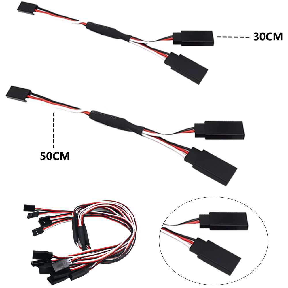 Rca Cable - 5/8/10 szt. Przedłużacz serwa RC typu