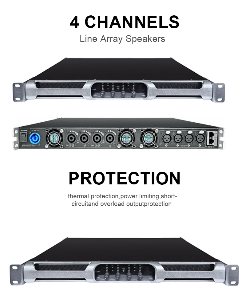 Class D Amplifier - TLF PFA12KLedProfesjonalny sprzęt audio AC 85V-260V