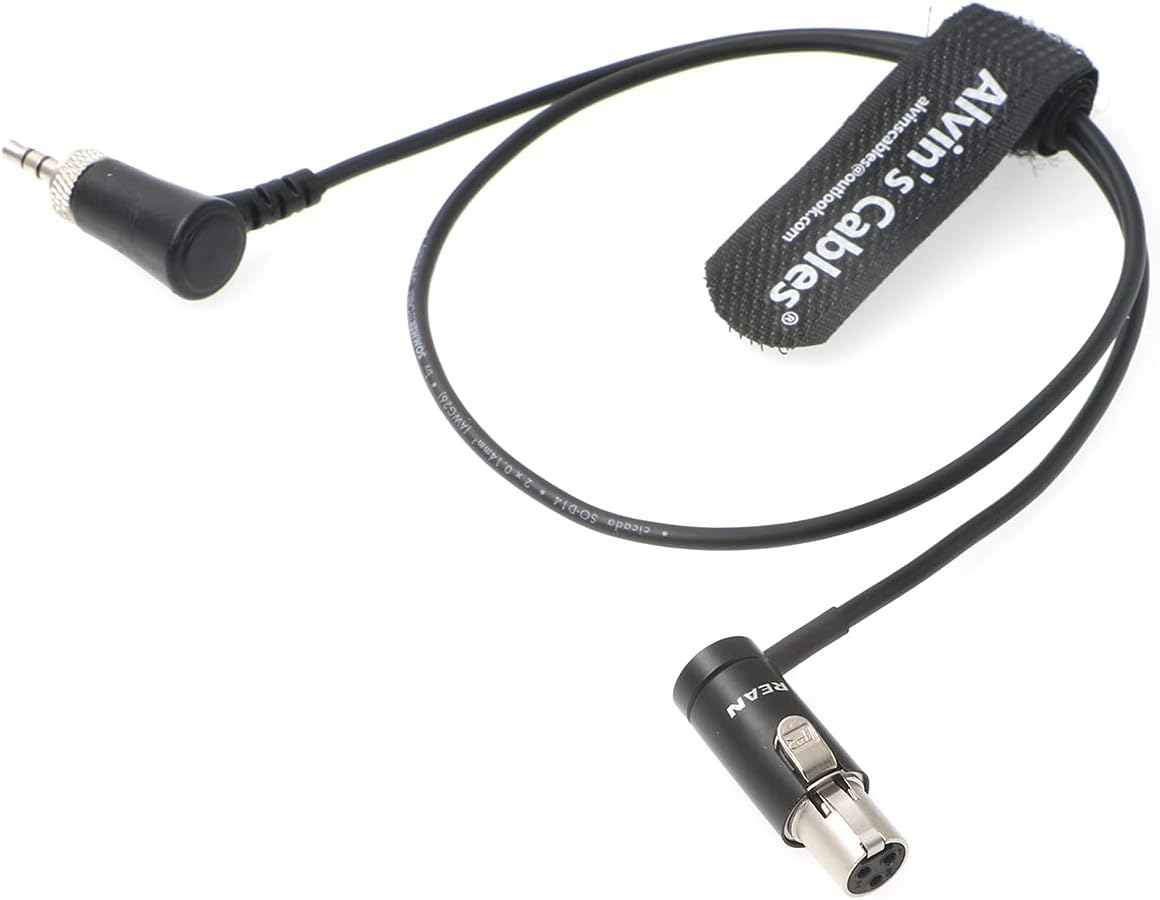 Trs Cable - Niskoprofilowy kabel audio TA3F Mini-XLR 3-pinowy