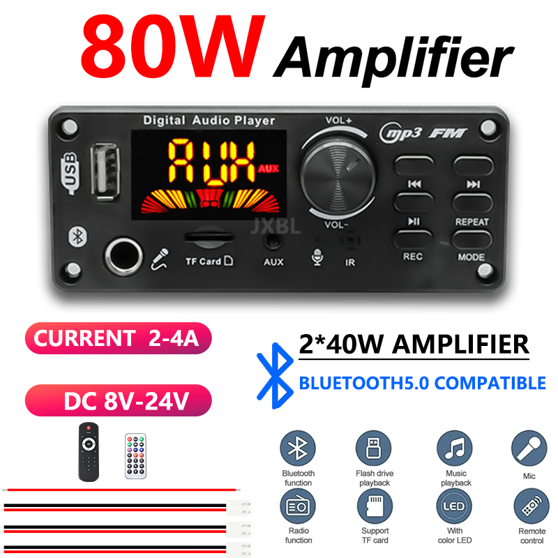 Dac Board - Płytka dekodera MP3 Bluetooth 5.0 80W,