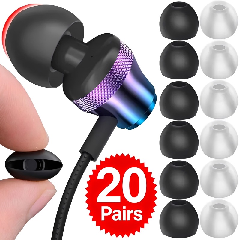 1-20 par miękkich silikonowych – Headphone Parts recenzja i cena