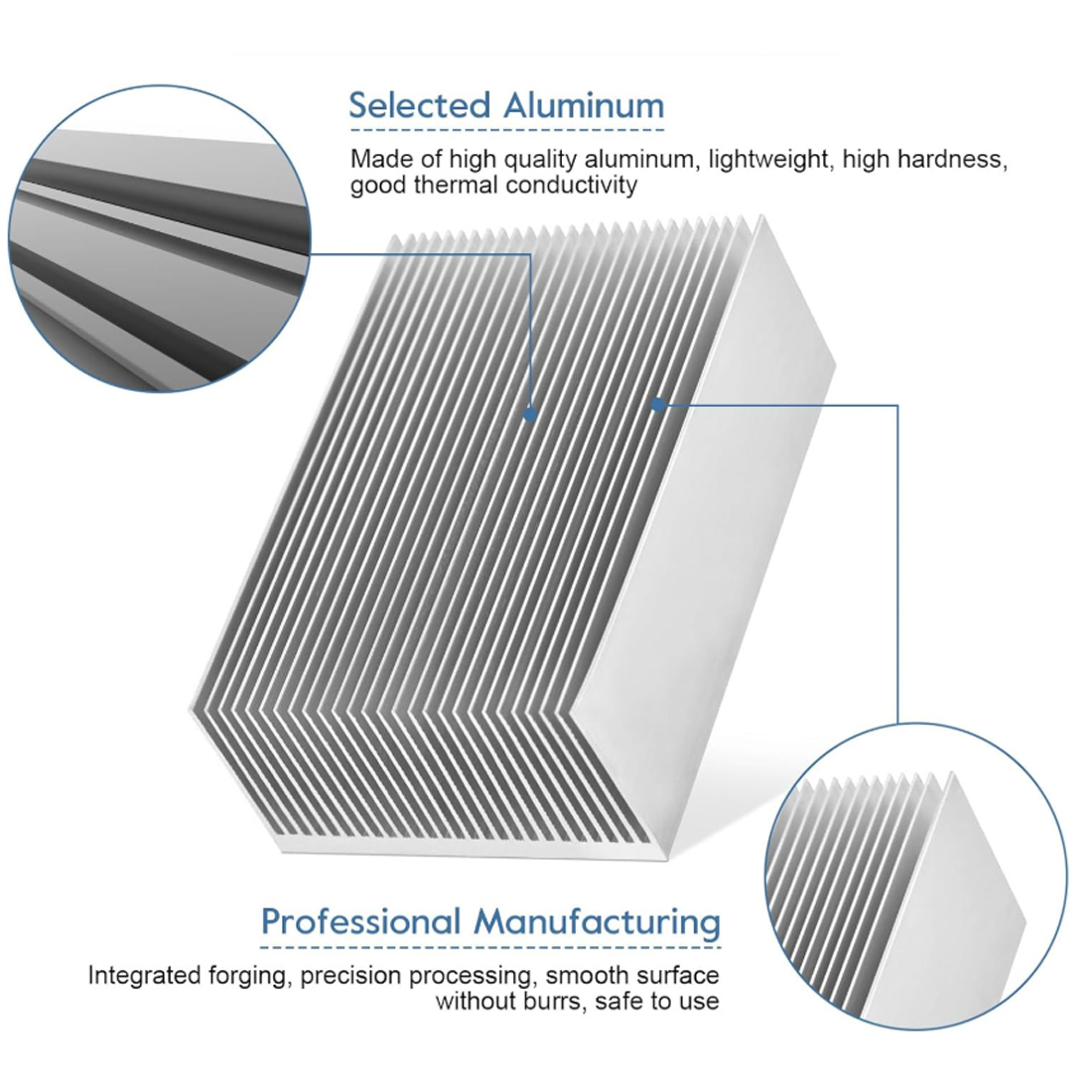 Aluminiowy radiator DIY, chłod – Heatsink Aluminum recenzja i cena