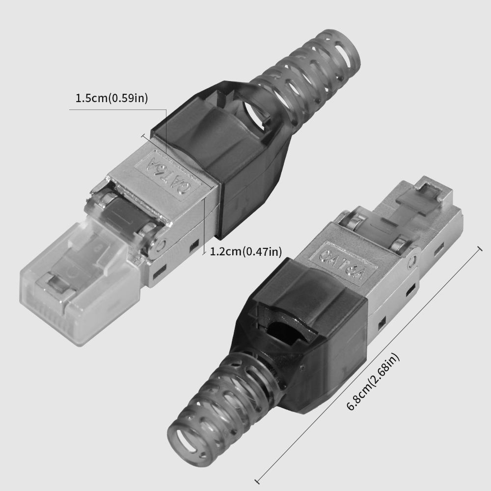 Ekranowany złącze RJ45 Cat6A/C – Rj45 Jack recenzja i cena