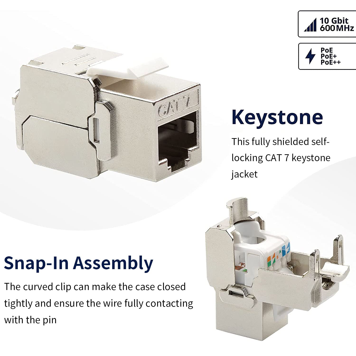 ZOERAX Cat6a Cat7 Keystone Jac – Rj45 Jack recenzja i cena